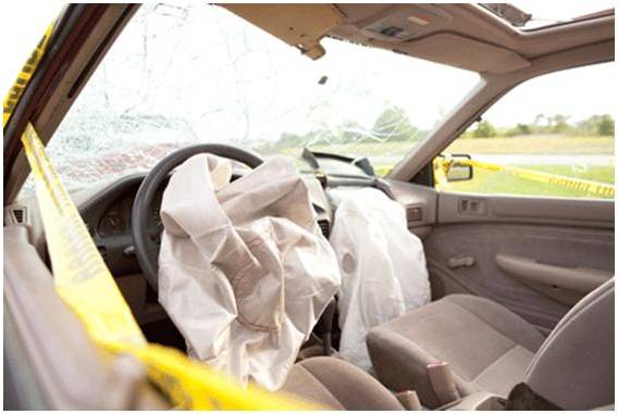 Ausgelöster Airbag