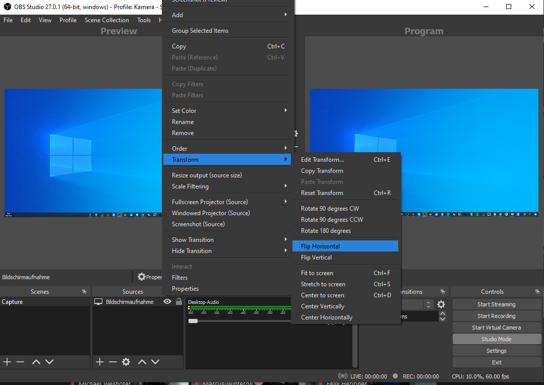 obs teleprompter